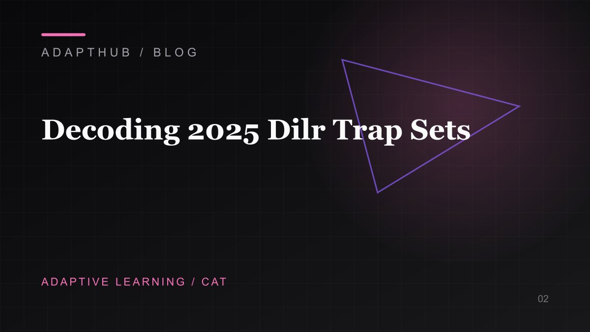 Editorial illustration for How to Diagnose DILR Trap Sets