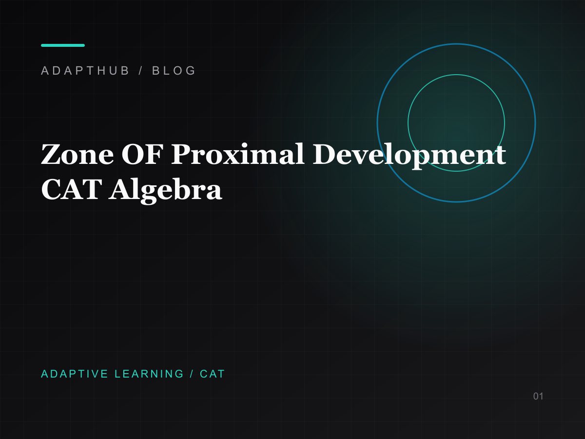 Editorial illustration for The Zone of Proximal Development in CAT Algebra