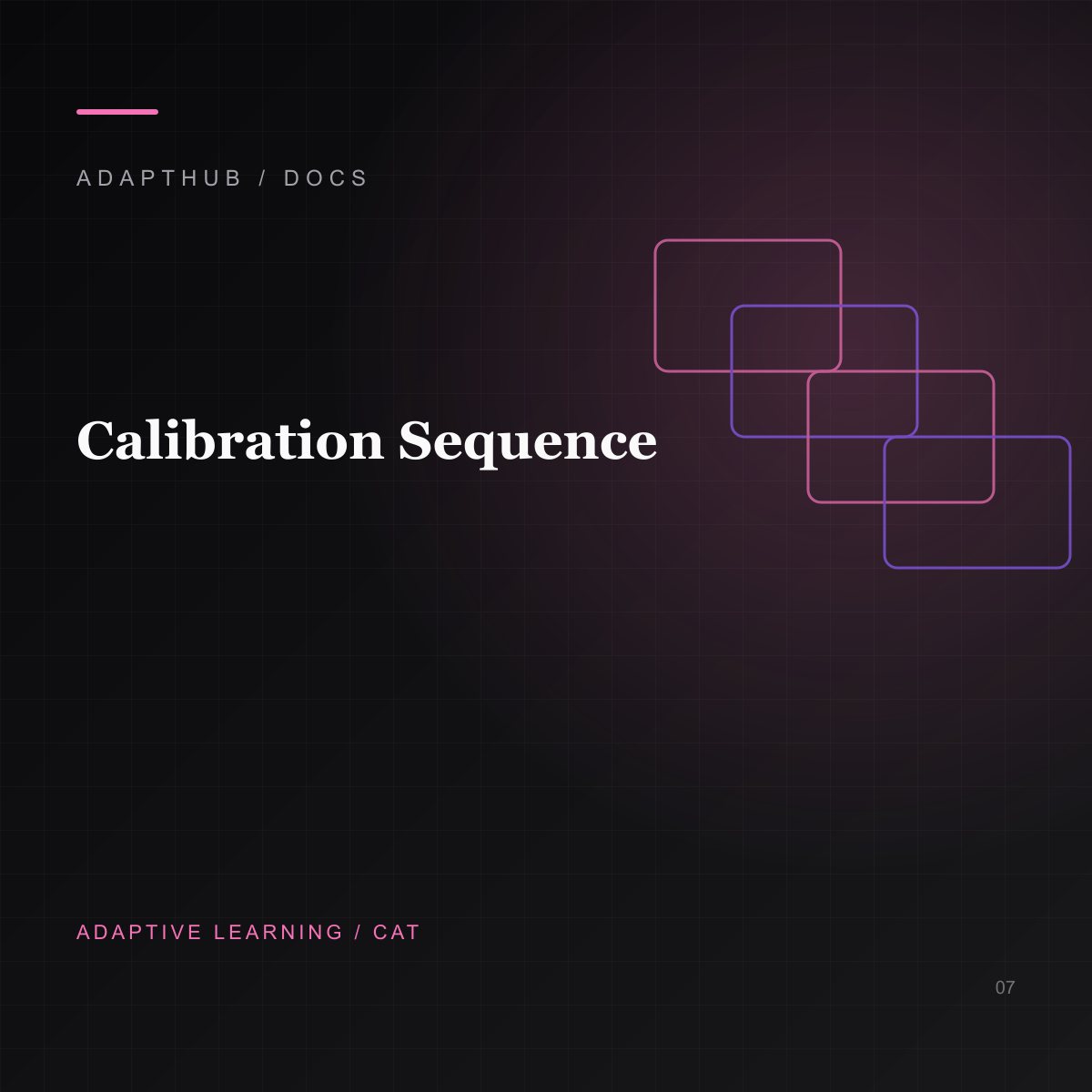 Editorial illustration for Calibration Sequence & Diagnostics