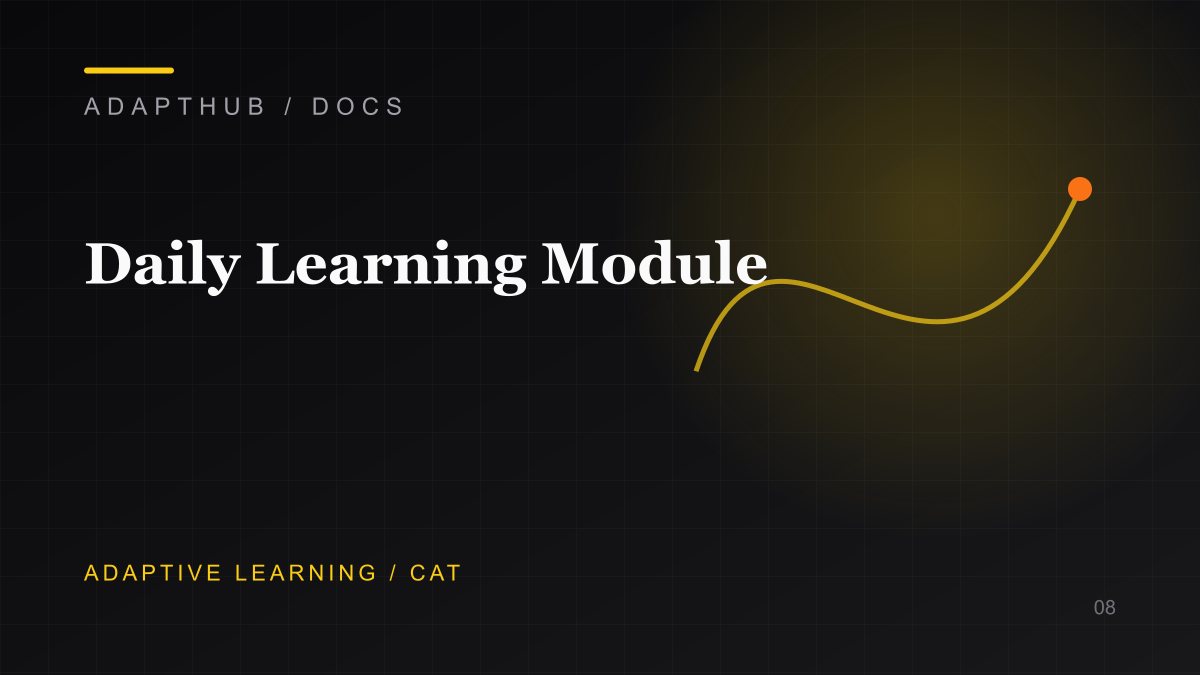Editorial illustration for Daily Learning Module